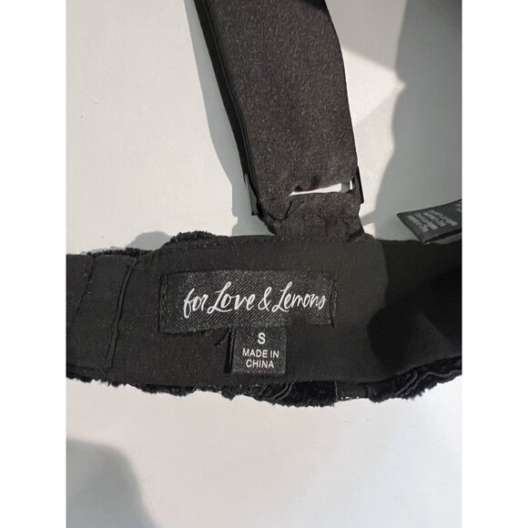 For Love & Lemons Rosemary Bra in Black - Picture 4 of 4